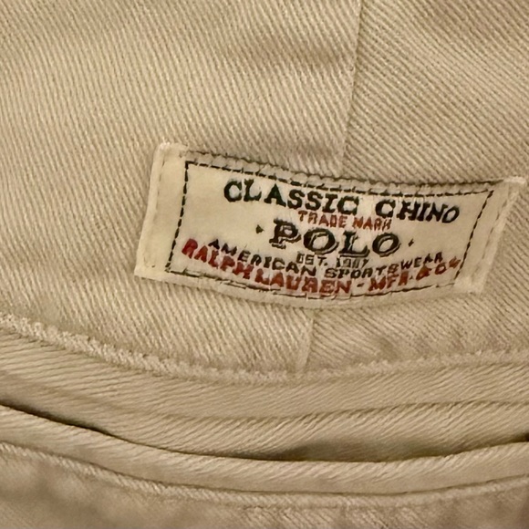 Ralph Lauren White Chinos Relaxed Fit Summer Essential - Picture 5 of 5